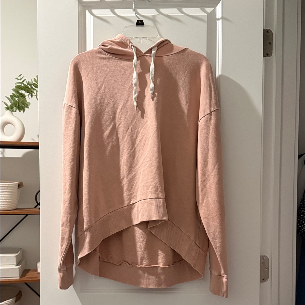Wild Fable Blush Pink Asymmetrical Hoodie